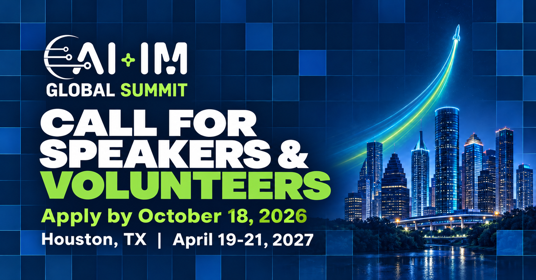 AIIM27 Call for Speakers and Volunteers