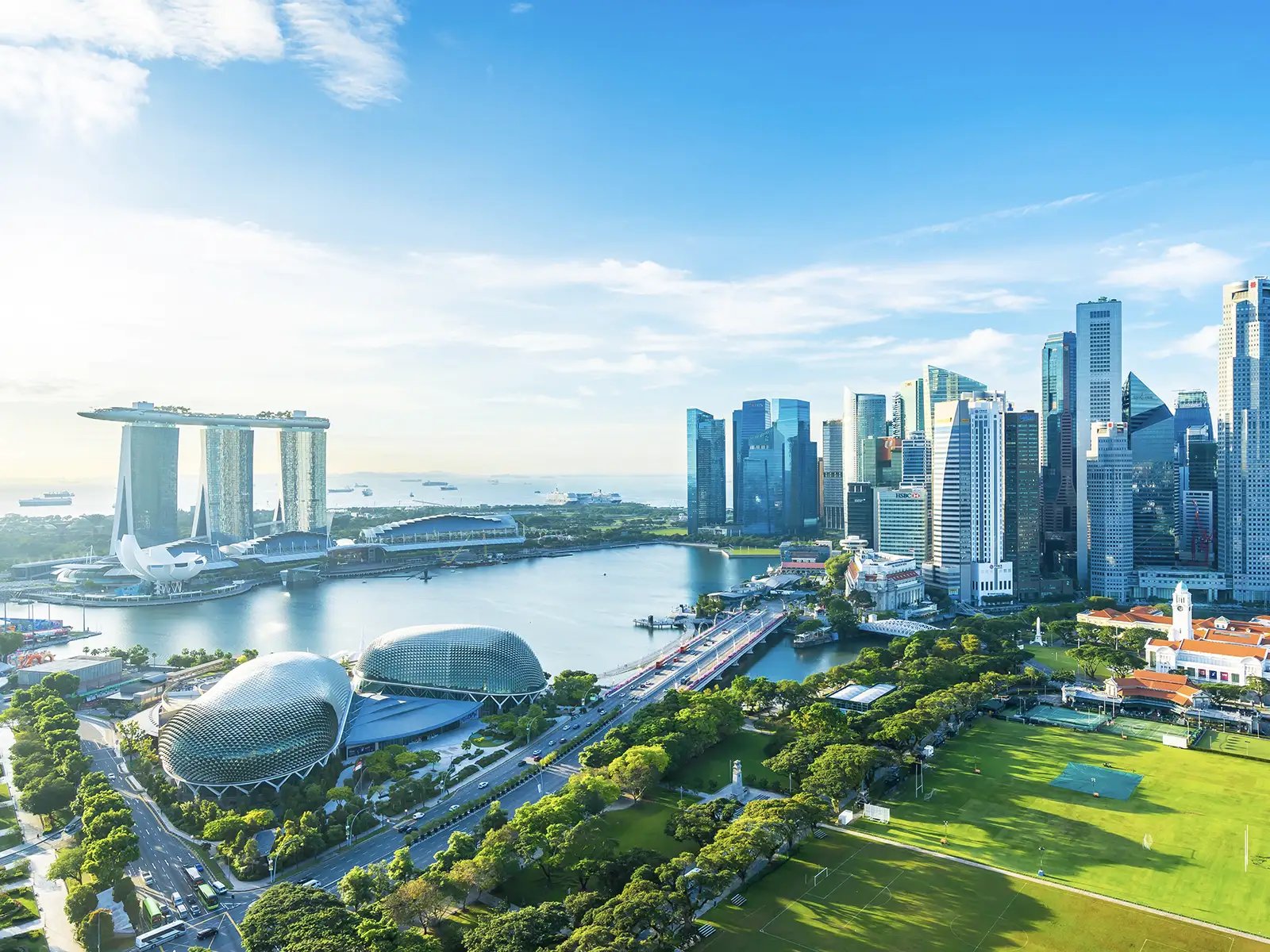 Singapore-Skyline-Marina-Bay-Sands-Hotel-Esplanade-Skyscrapers